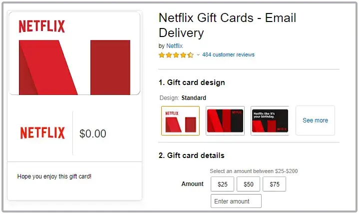 خرید گیفت کارت نتفلیکس