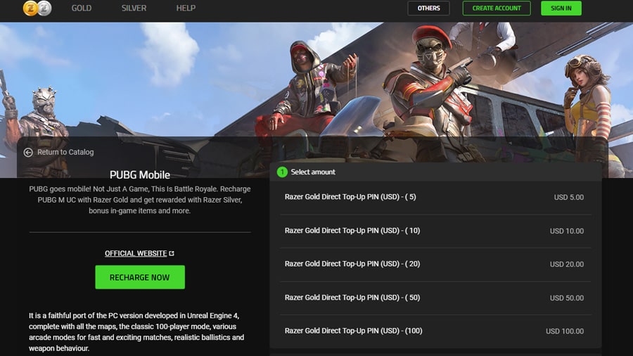 خرید گیفت کارت ریزر گلد