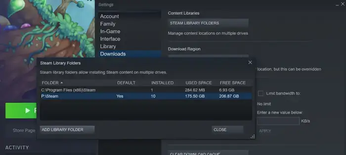تغییر ریجن استیم به مصر