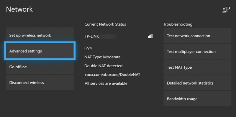 ست کردن DNS در کنسول